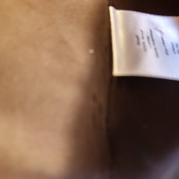 Talbots Brown/Teal Tweed Plaid Ruffled Blazer Elbow Patches Wool Blend Size 12P - Picture 3 of 12